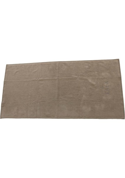 50x100-90x180 Bej İndantren Kadife Nakışlı Spa Banyo Havlu Seti