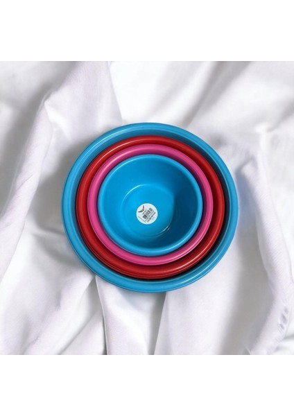 4lü Badya Leğen Seti - Saklama Kabı-Erzak Kabı