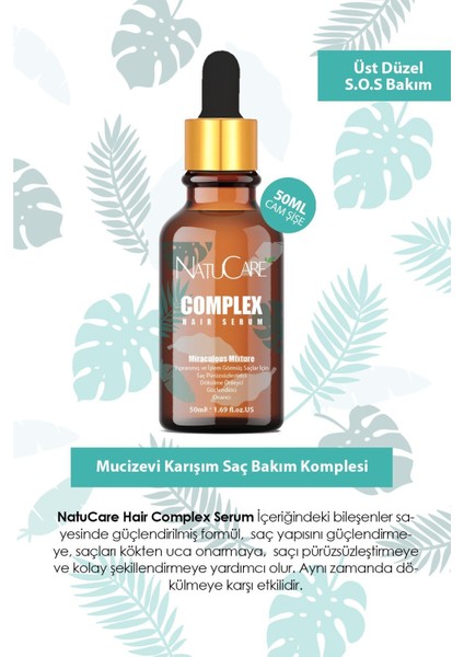 Aşırı Yıpranmış Saçlar İçin Mucizevi Karışım Saç Kompleksi 50 ml