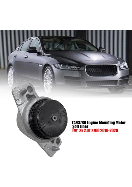 Jaguar Xe 2.0t X760 2016-2020 Şanzıman Desteği Motor Montaj Montajı Için T4N3780 Motor Takozu Yumuşak Astar (Yurt Dışından)