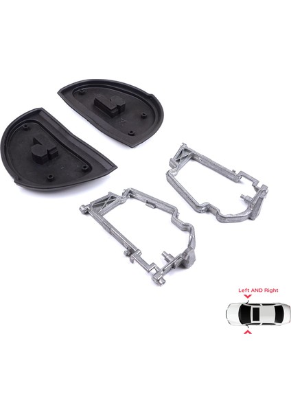 BSP848-1 Mercedes W210 S210 W140 W202 S202 Sl R129 Için Yan Dikiz Aynası Kauçuk Contası Metal Çerçeve Braketi modelleri