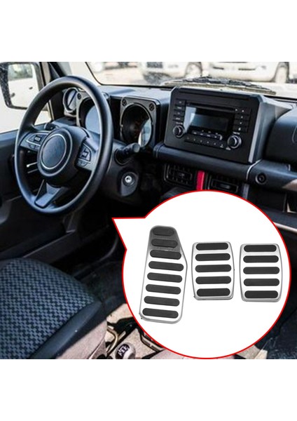 Ayak Pedalı Suzuki Jimny mt Model Araba Gaz Fren Pedalı Kapağı Suzuki Jimny 2019 2020 Aksesuarları (Yurt Dışından)