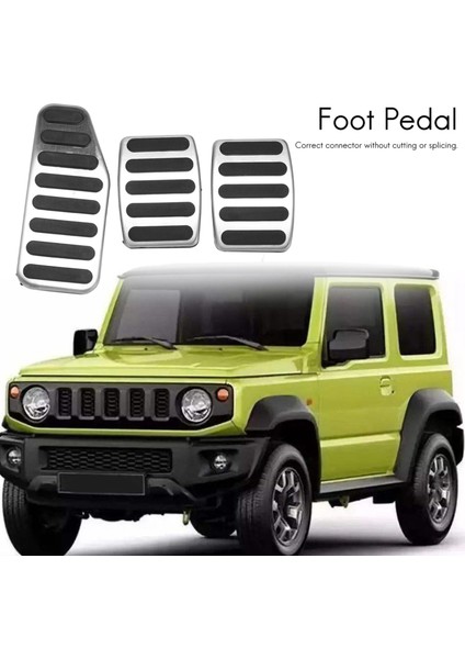Ayak Pedalı Suzuki Jimny mt Model Araba Gaz Fren Pedalı Kapağı Suzuki Jimny 2019 2020 Aksesuarları (Yurt Dışından)