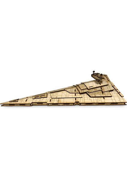 Star Wars Ahşap Uzay Savaş Destroyer Gemisi Maketi - Star Wars Sevenlere Özel