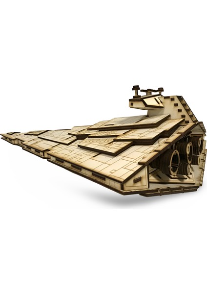 Star Wars Ahşap Uzay Savaş Destroyer Gemisi Maketi - Star Wars Sevenlere Özel