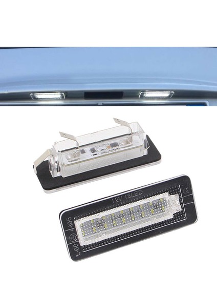 Iki Coupe Cabrio Için Benz Smart Için Araç LED Plaka Işığı 450 451 (Yurt Dışından) fiyatları