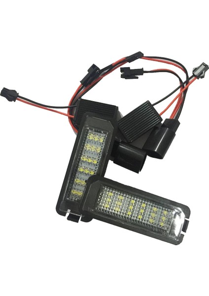 2X24 LED Lisans Numarası Plaka Işığı Vw Passat B6 B7 Golf Gtı Mk5 Mk6 (Yurt Dışından)
