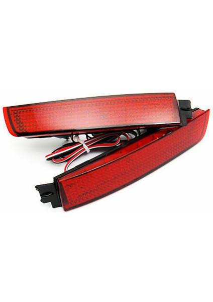 Kırmızı Lens Arka Tampon Reflektör Lamba LED Kuyruk Fren Lambası Nissan Juke Murano Quest Sentra Infiniti FX35 265605C000 (Yurt Dışından) indirimleri