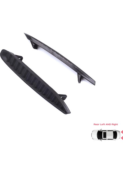 BSP1210 Renault Megane Mk4 Lfb 2016-ON Sedan Için Sağ Sol Arka Tampon Çıtası Havalandirma Kapağı Bakaliti
