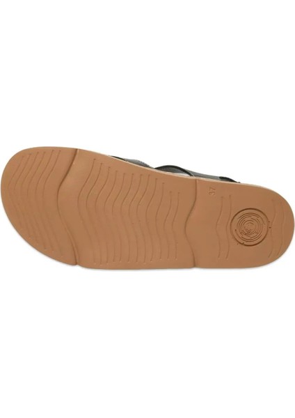 D25YS-2440 Kadın Hakiki Deri Comfort Sandalet Siyah indirimleri