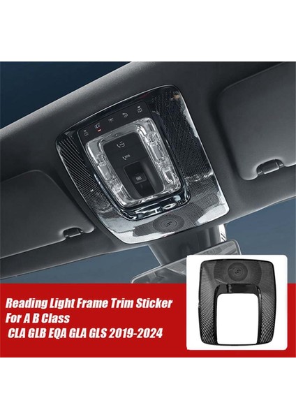 Mercedes Benz Ab Cla Glb Eqa Gla Gls Sınıfı 2019-2024 Iç Tavan Lambası Kapağı Için Araba Okuma Lambası Çerçevesi Döşeme Çıkartması (Yurt Dışından) fiyatları