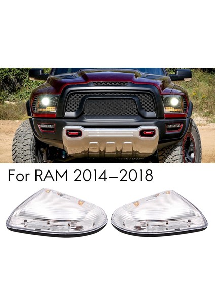 Çift Dikiz Aynası Işık Dönüş Sinyali Lambası 2014-2018 Dodge Ram 1500 2500 3500 4500 5500 68232479AA 68232478AA (Yurt Dışından)