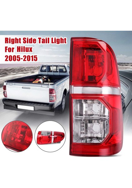 Toyota Hilux 2005 - 2015 Için Araç Arka Arka Lambası Fren Lambası Kuyruk Lambası Ampul Olmadan Sağ (Yurt Dışından) fırsatları