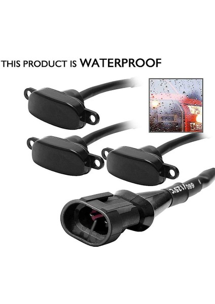 Adet Harici Amber LED Işıklar Dekorasyon, LED Ön Izgara Işıkları 2004-2019 Ford F150 Raptor F250 Izgara Koşu Lambaları (Yurt Dışından) fırsatları