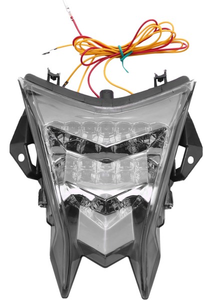 Motosiklet Dönüş Sinyalleri Işık Flaşör Göstergesi Arka Işıklar Fren Lambası LED Arka Lambası Bmw S1000R Hp4 S1000RR 2010-2016 Siyah (Yurt Dışından)