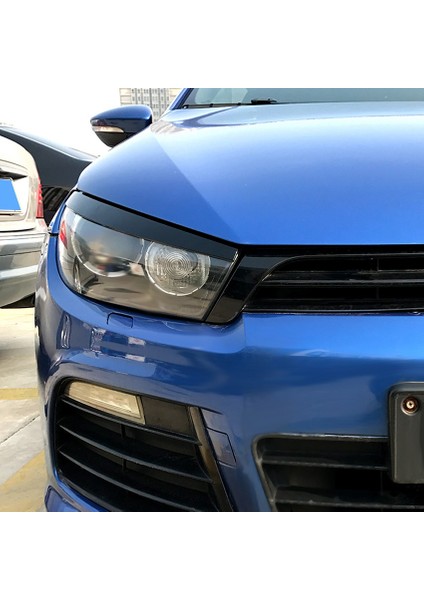 Araba Far Kaş Etiket Dekorasyon Scirocco Gts 2008-2017 Aksesuarları Araba Styling Siyah (Yurt Dışından) indirimleri