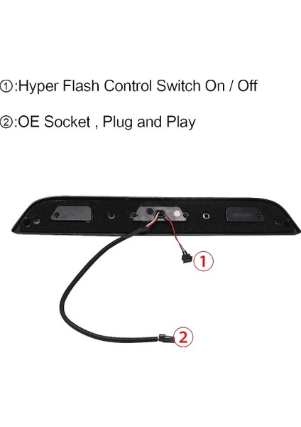 Yüksek Monte Fren Lambası 3rd Fren Lambası LED Fren Lambası Kuyruk Lambası Ford Raptor F-150 2015-2017 FL3Z13A613B (Yurt Dışından) fiyatları