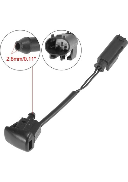 Bmw 61667046060 Için Otomobil Ön Kaput Nozulu Ön Cam Nozulu (Yurt Dışından)