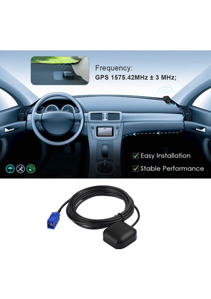 Araç Aktif Gps Navigasyon Anteni Fakra C Mavi Araba Anteni Ford Dodge Ram Gm Chevrolet Gmc Jeep -Bmw -Audi Benz (Yurt Dışından) fiyatları