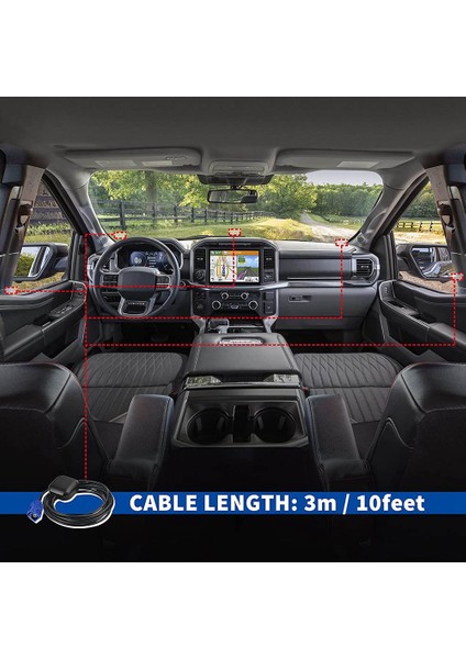 Araç Aktif Gps Navigasyon Anteni Fakra C Mavi Araba Anteni Ford Dodge Ram Gm Chevrolet Gmc Jeep -Bmw -Audi Benz (Yurt Dışından) modelleri