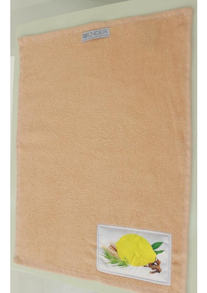 30x40 Limon Nakışlı Bukle Mutfak Havlusu El Kurulama Bezi