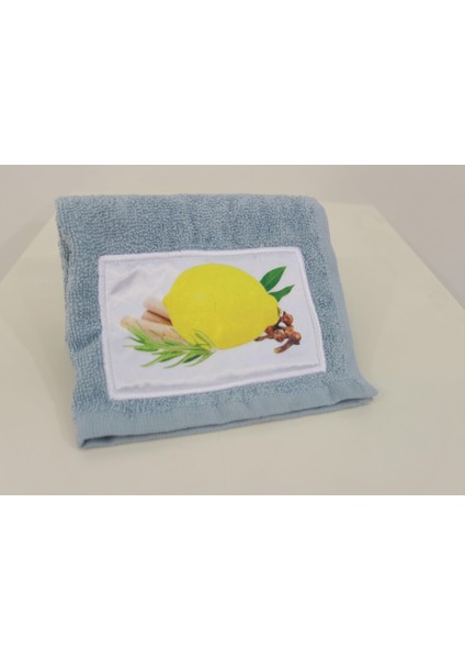 CottonVerse %100 Pamuk Limon Nakışlı Mutfak Havlusu 30x40 cm