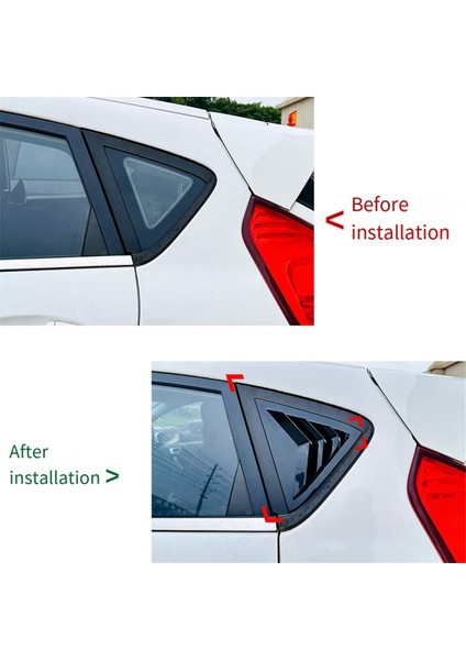Araba Arka Cam Panjurları Panjurlar Perdeler Kapak Trimi Ford Fiesta Mk7 7.5 2008-2017 Araba Aksesuarları Karbon Fiber (Yurt Dışından)