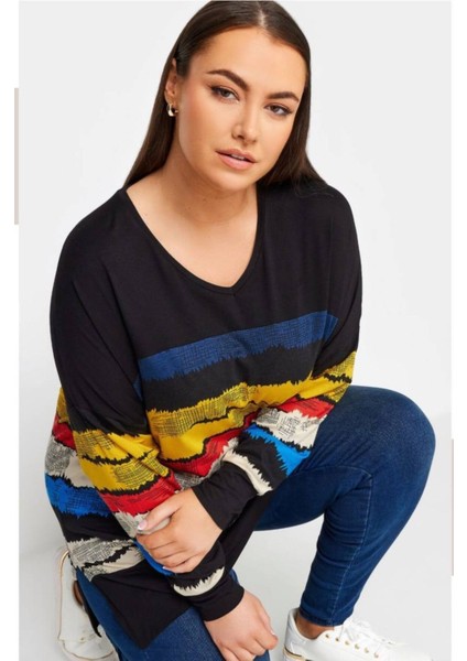 Büyük Beden Dokuma Viskon Renkli Penye Sweat modelleri