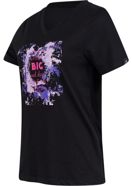 Alone Baskılı V Yaka Kadın T-Shirt 405 fiyatları