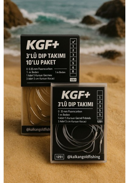 Hunterdepth 3 Rig 10’lu Dip Takımı