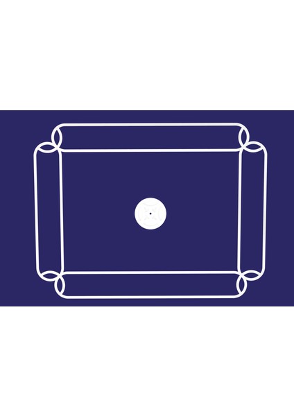 Dekoratif Tavan Çitası-46-Köşeli-56-Çap Orta Göbek