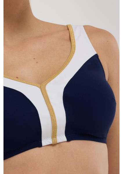 5708 Lacivert Büstiyer Bikini Takımı