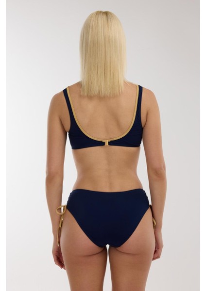5708 Lacivert Büstiyer Bikini Takımı
