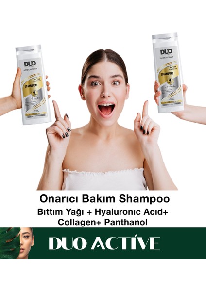 2li Bakım Set Bıttım Yağı, Hyaluronic Acid Şampuan + Saç Banım Maskesi