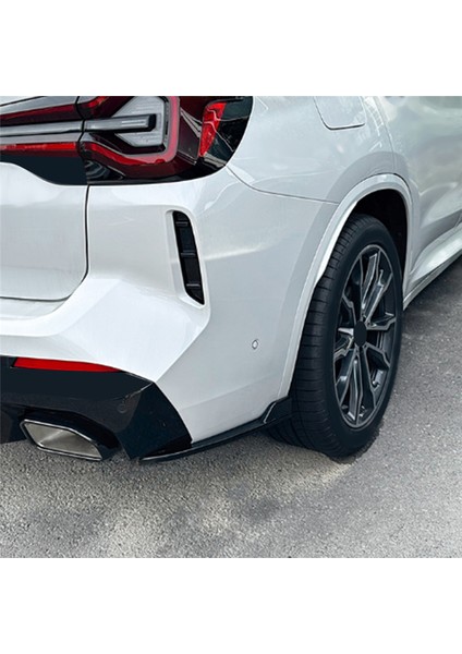 Araba Arka Tampon Dudak Difüzör Ayırıcı Kanatlı Önlük Spoiler Bmw 3 Serisi X3 G01 Lcı M Sport 2022+ Parlak Siyah (Yurt Dışından) indirimleri