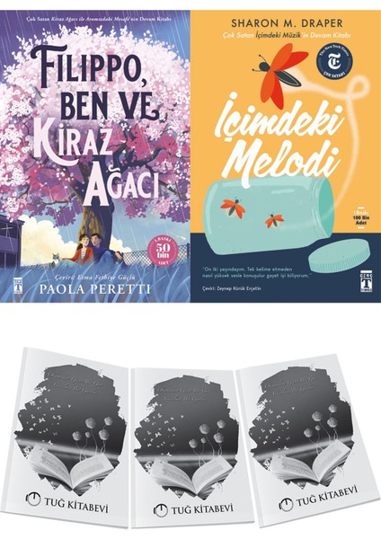 Filippo, Ben ve Kiraz Ağacı-Içimdeki Melodi 2li Set Paola Peretti & Sharon M. Draper + Hediyeli