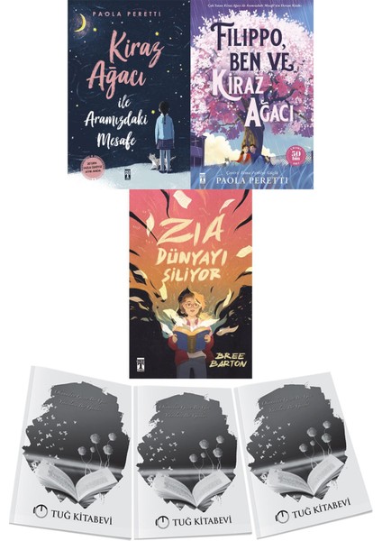 Kiraz Ağacı Ile Aramızdaki Mesafe-Filippo, Ben ve Kiraz Ağacı-Zia Dünyayı Siliyor 3lü Set Paola Peretti & Darren Simpson + Hediyeli