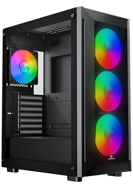 <![cdata[gamebooster 650W 80+ Raıder E651B JBST-GBE651B Gamıng Mıd-Tower Pc Kasası]]>