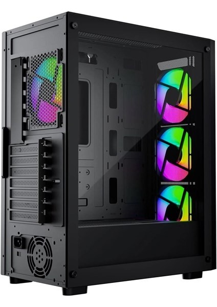 <![cdata[gamebooster 650W 80+ Raıder E651B JBST-GBE651B Gamıng Mıd-Tower Pc Kasası]]>
