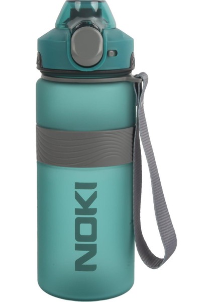 Tritan Soft Touch Auto Kapak Silikon Bantlı Askılı Matara 750 ml (T-0121)