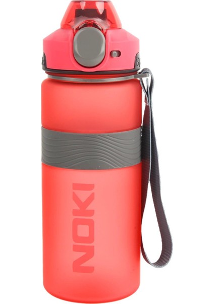 Tritan Soft Touch Auto Kapak Silikon Bantlı Askılı Matara 750 ml (T-0121)