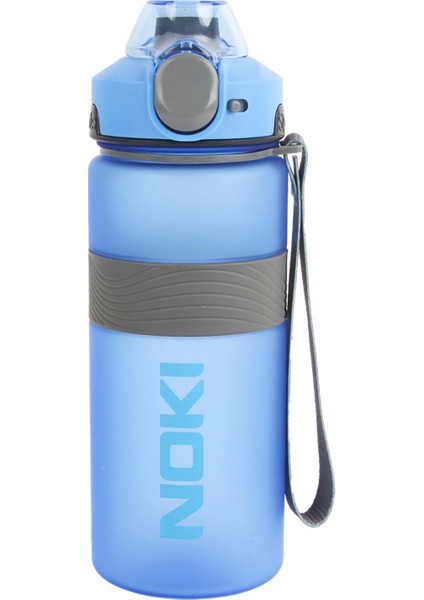 Tritan Soft Touch Auto Kapak Silikon Bantlı Askılı Matara 750 ml (T-0121)