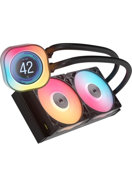 240MM Tıtan 240RX LCD CW-9061022-WW AM5-1851P Rgb Sıvı Soğutmalı Işlemci Fanı fiyatları