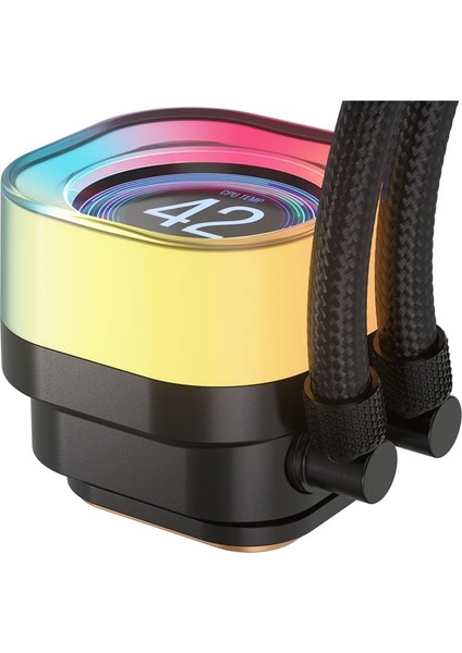 240MM Tıtan 240RX LCD CW-9061022-WW AM5-1851P Rgb Sıvı Soğutmalı Işlemci Fanı fırsatları