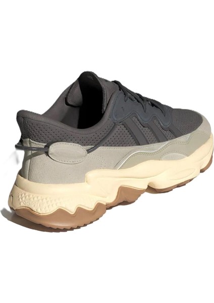 Ozweego Leather Unisex Sneaker Hakiki Deri Günlük Spor Ayakkabı Gri modelleri