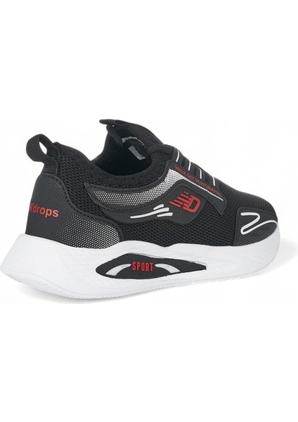Rahat, Hafif, Ortopedik, Yazlık, Bağcıksız, Fileli Sneaker Siyah-Beyaz Çocuk Spor Ayakkabı fırsatları