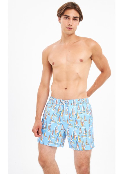 All Over Mayo Şort JHN.JFSSSW89_MRNBLU