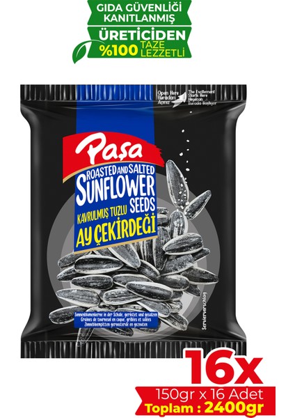 Siyah Ay Çekirdeği 150 gr x 16 Adet (TOPLAM 2400 gr)