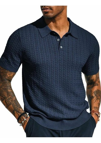 Ruben Polo Yaka Triko T-Shirt Krem - L indirimleri