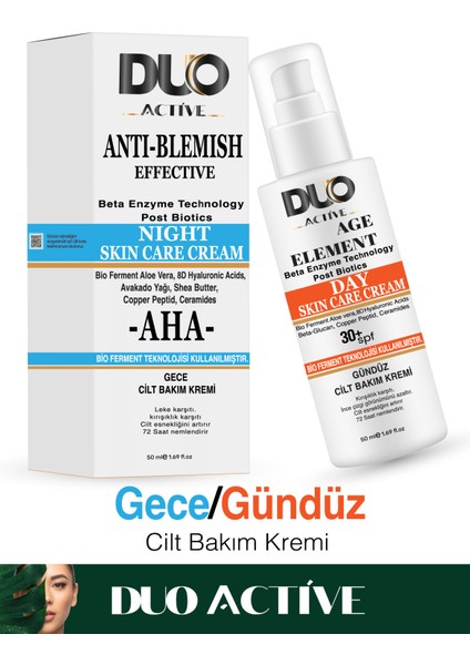 Beta Enzyme Technology 2li Gece/gündüz Cilt Bakım Kremi